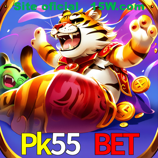 Imagem promocional da Pk55 Bet mostrando a plataforma e suas vantagens